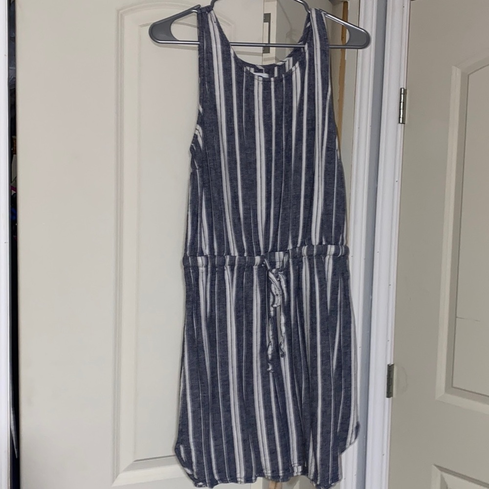 Blue and white or navy sundress